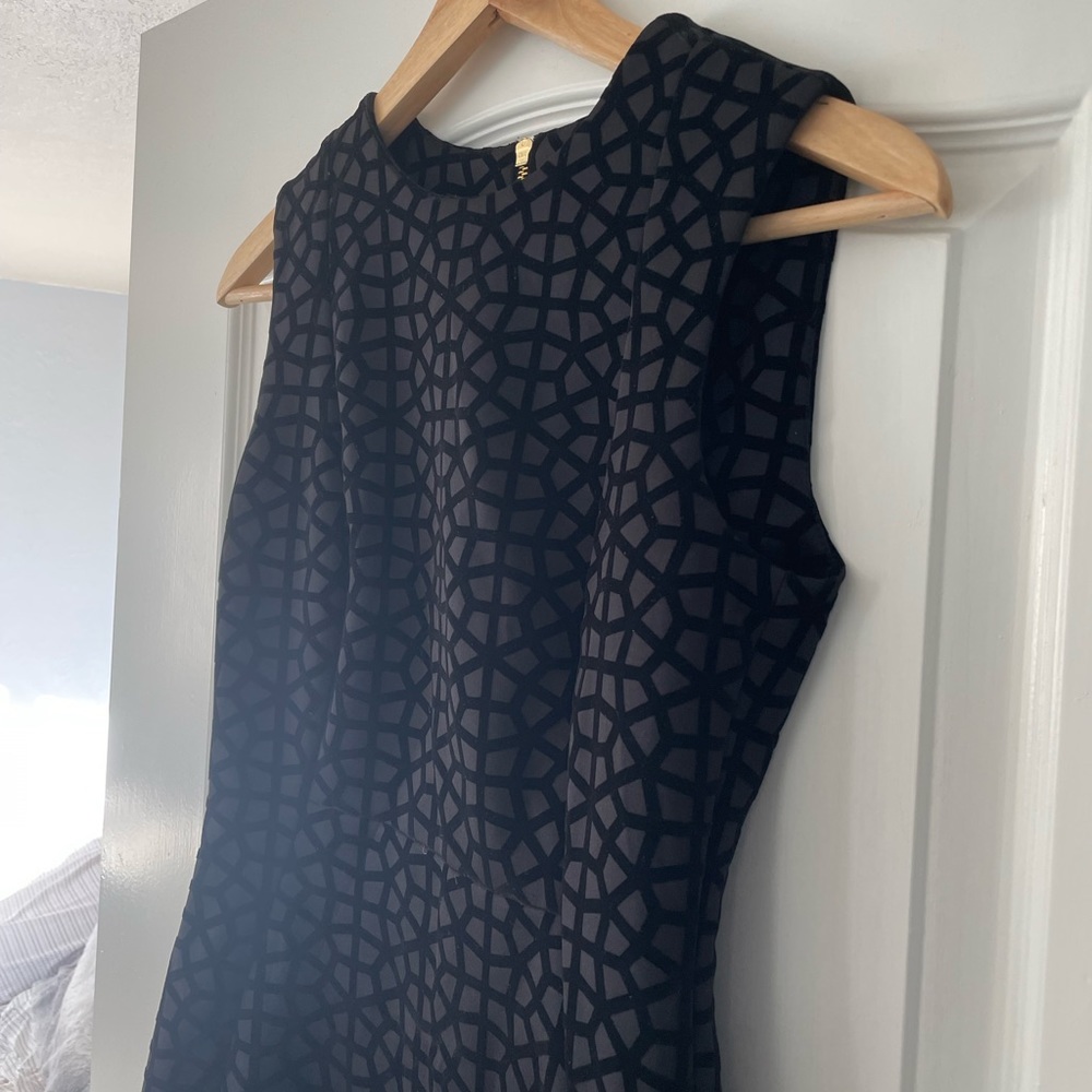 Calvin Klein zip black dress